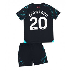 Manchester City Bernardo Silva #20 Dětské Alternativní dres komplet 2023-24 Krátký Rukáv (+ trenýrky)